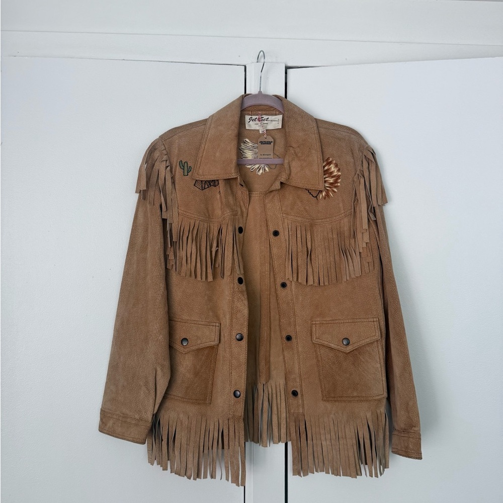 Jet Set Tan Suede Jacket